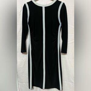 Lauren - Ralph Lauren Black Dress with White Accents
